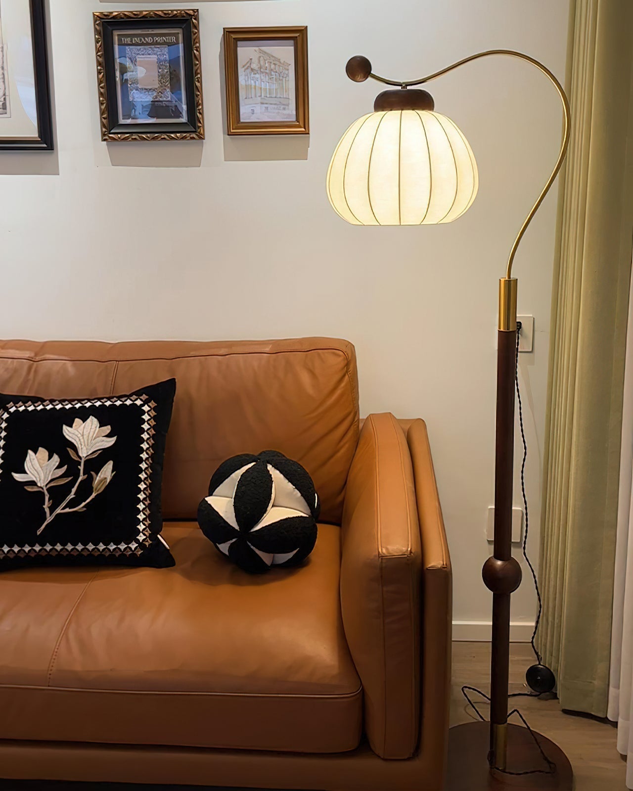 Silk Globe Ambient Floor Lamp Floor Lamp