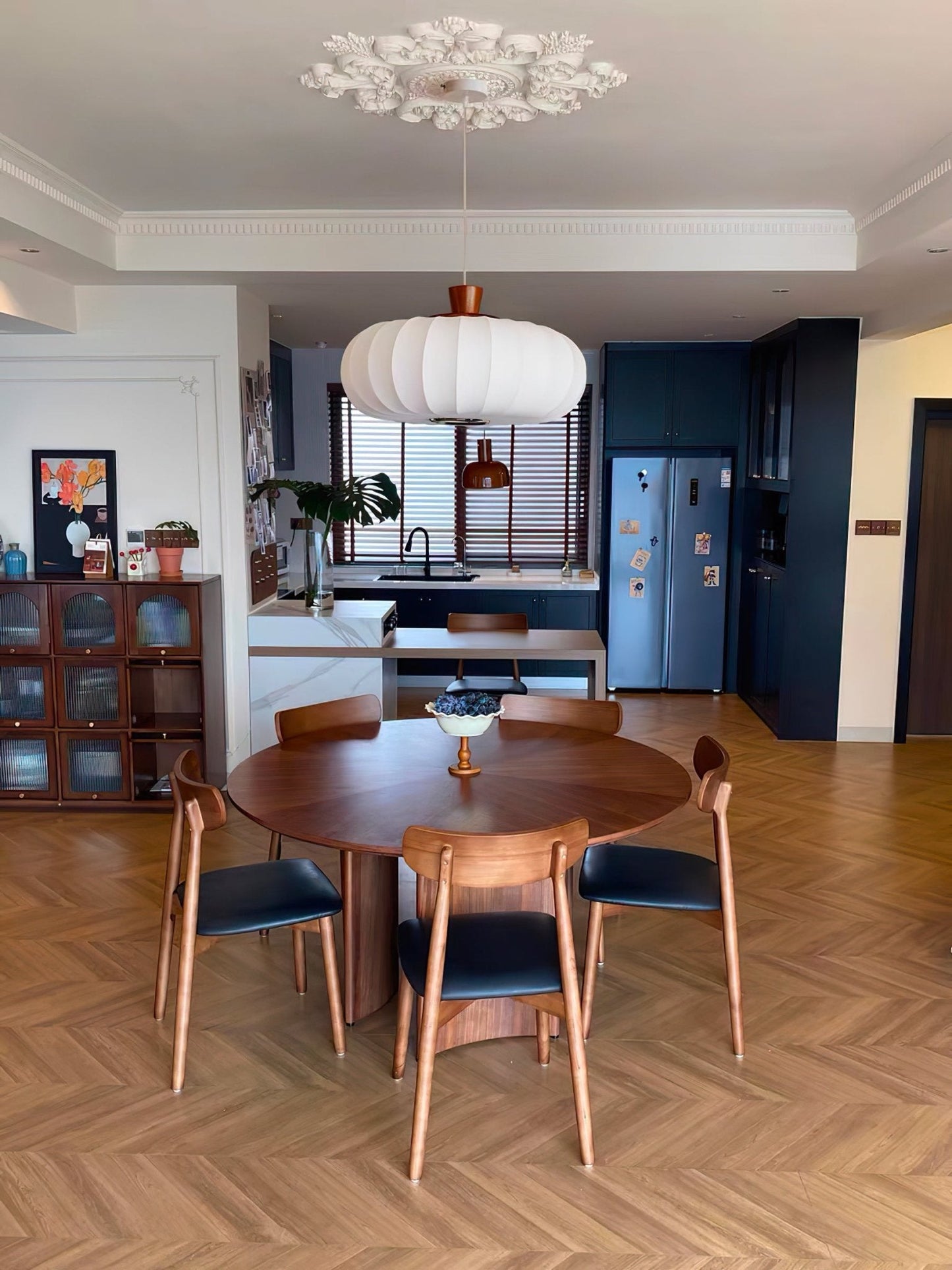 Silk Lantern Drop light Pendant Light