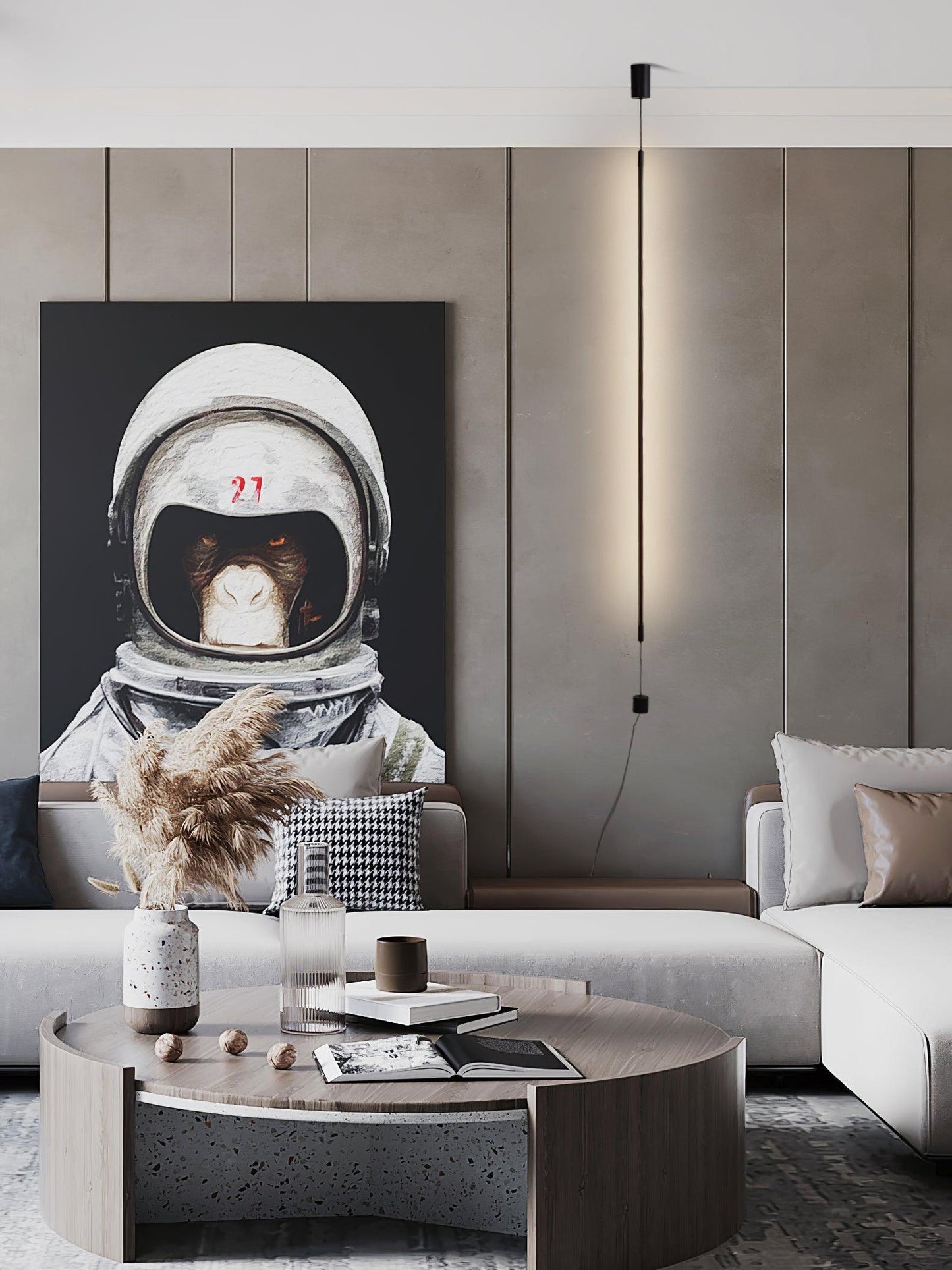 Slim line Cabinet Floor-mounted Lamp Floor Lamp