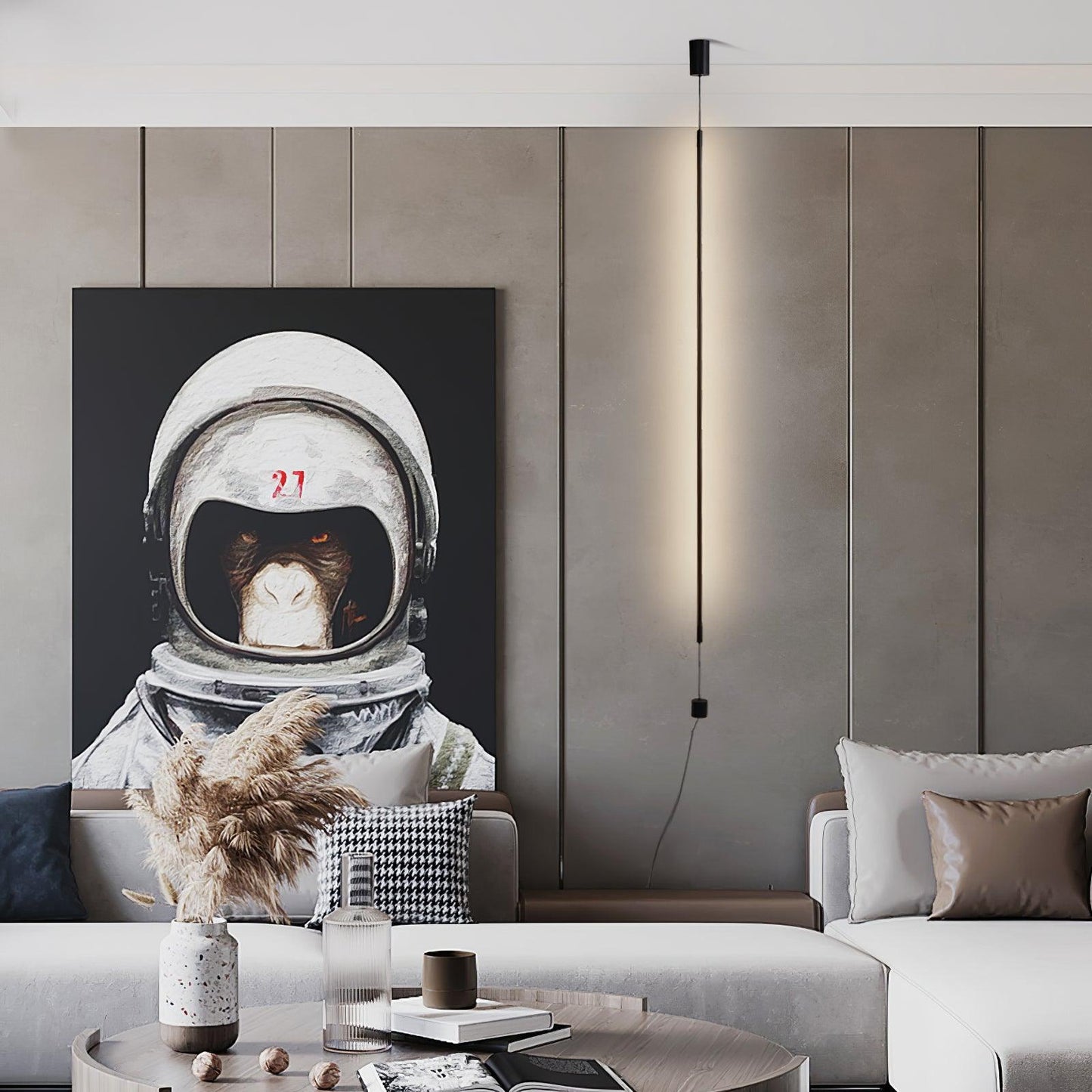 Slim line Cabinet Floor-mounted Lamp Floor Lamp