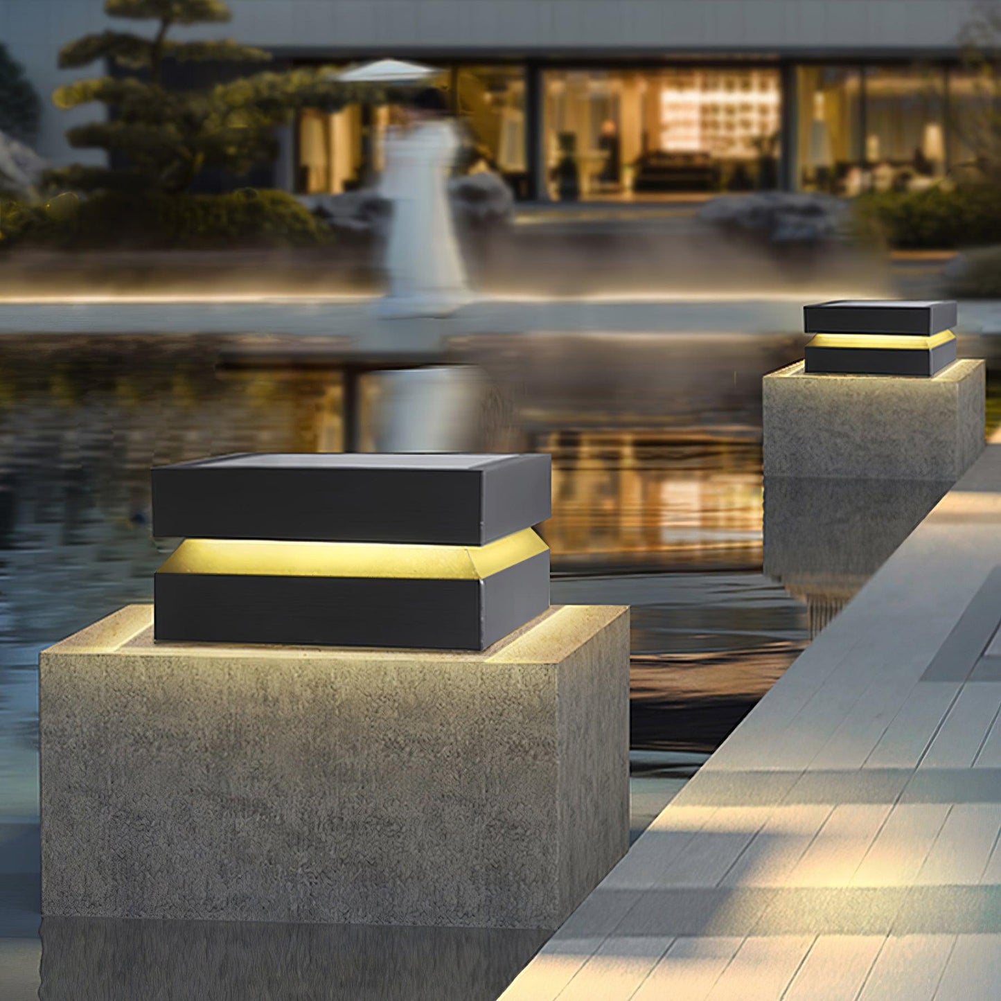 Square Post Exterior lamp Outdoor Light