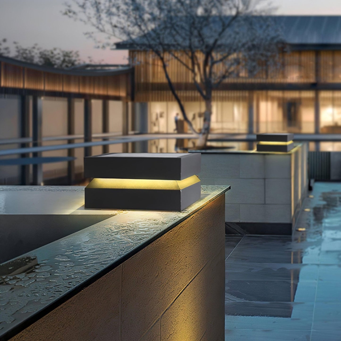 Square Post Exterior lamp Outdoor Light