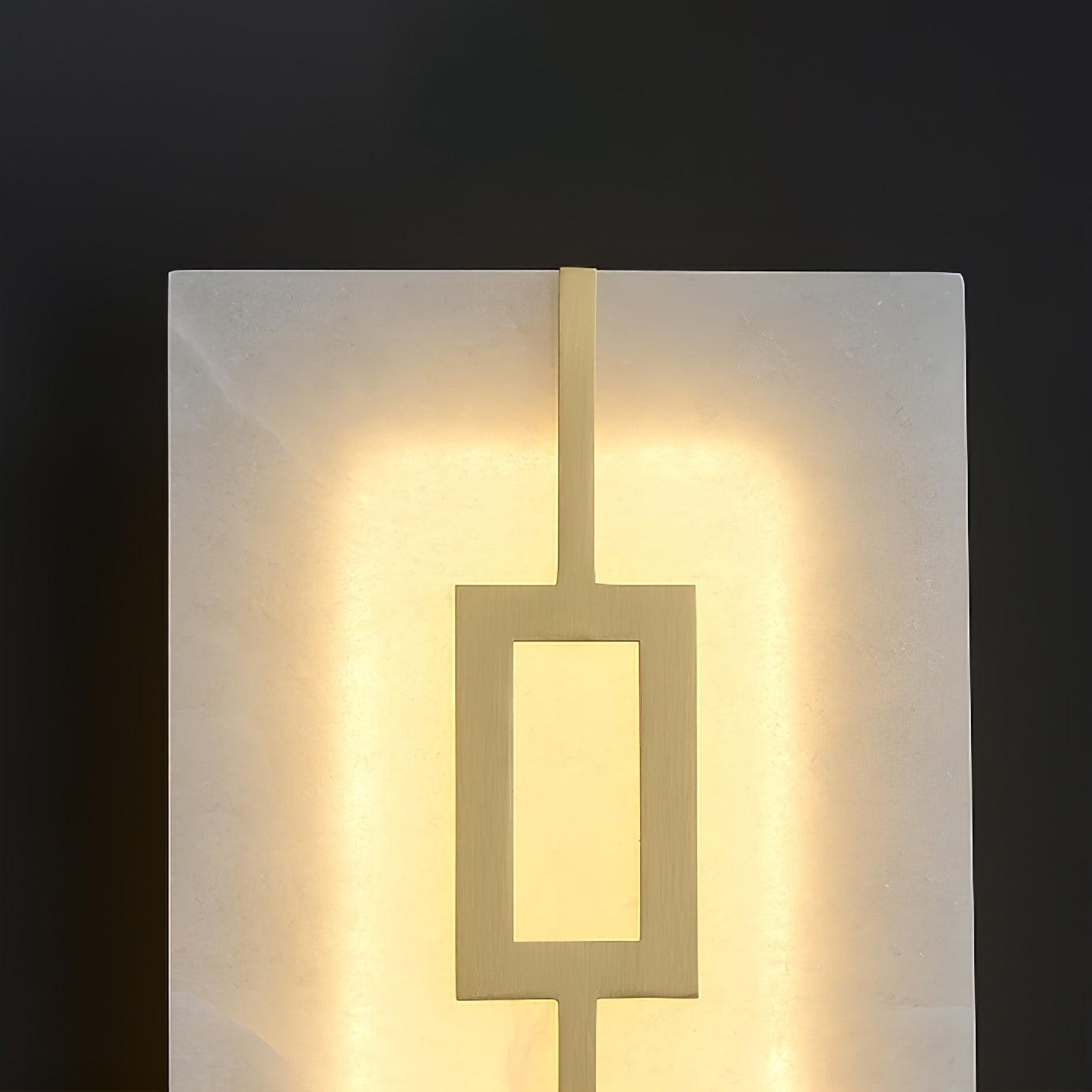 Square Alabaster Wall-mounted light Wall Lamp