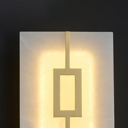 Square Alabaster Wall-mounted light Wall Lamp