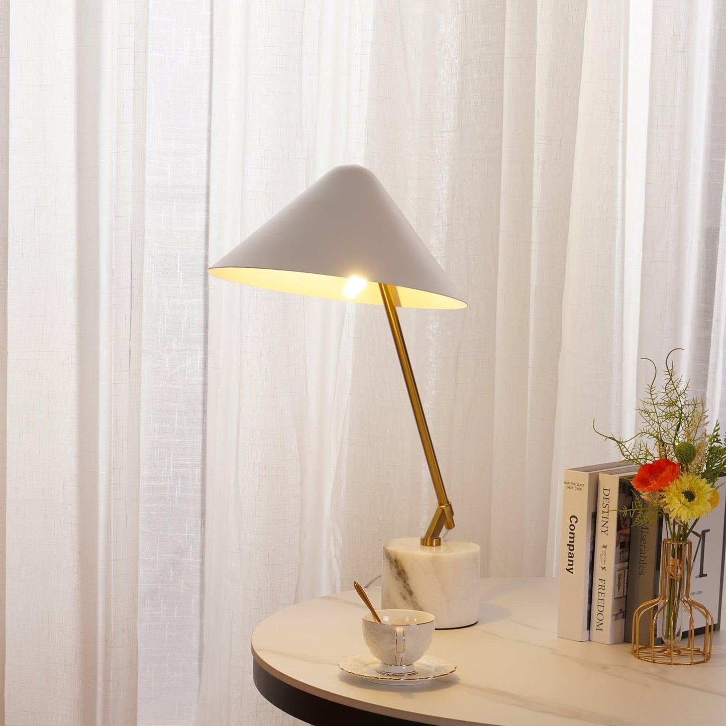 Small Hat Side table lamp Table Lamp