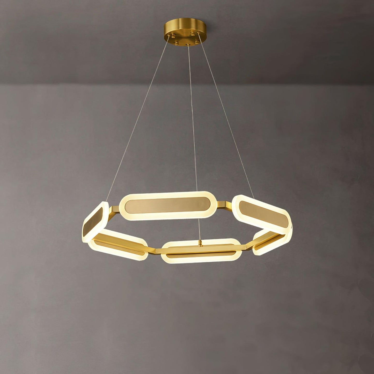 Swirl Crown Chandelier