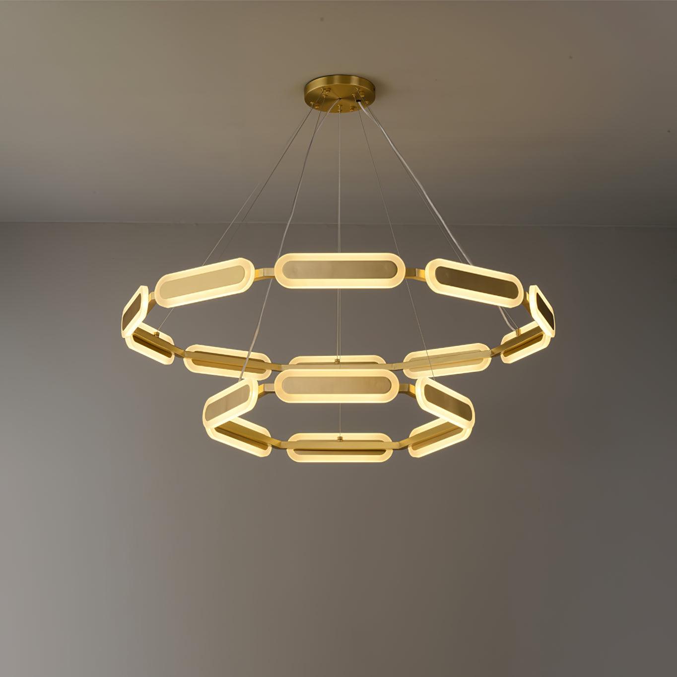 Swirl Crown Chandelier
