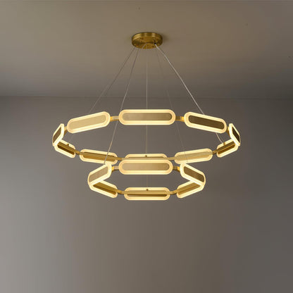 Swirl Crown Chandelier