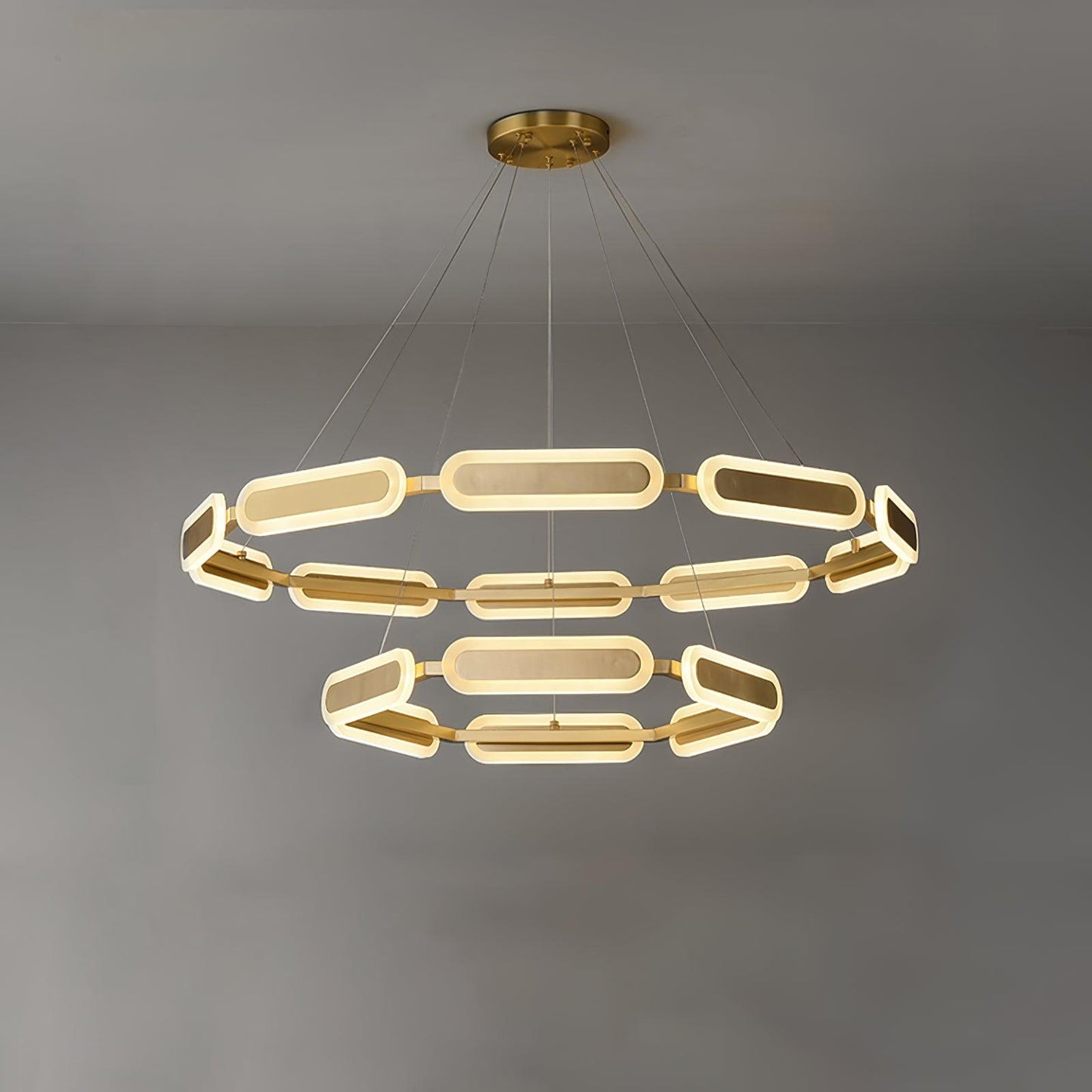 Swirl Crown Chandelier