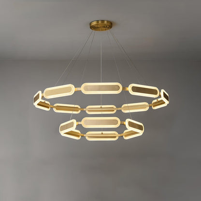 Swirl Crown Chandelier