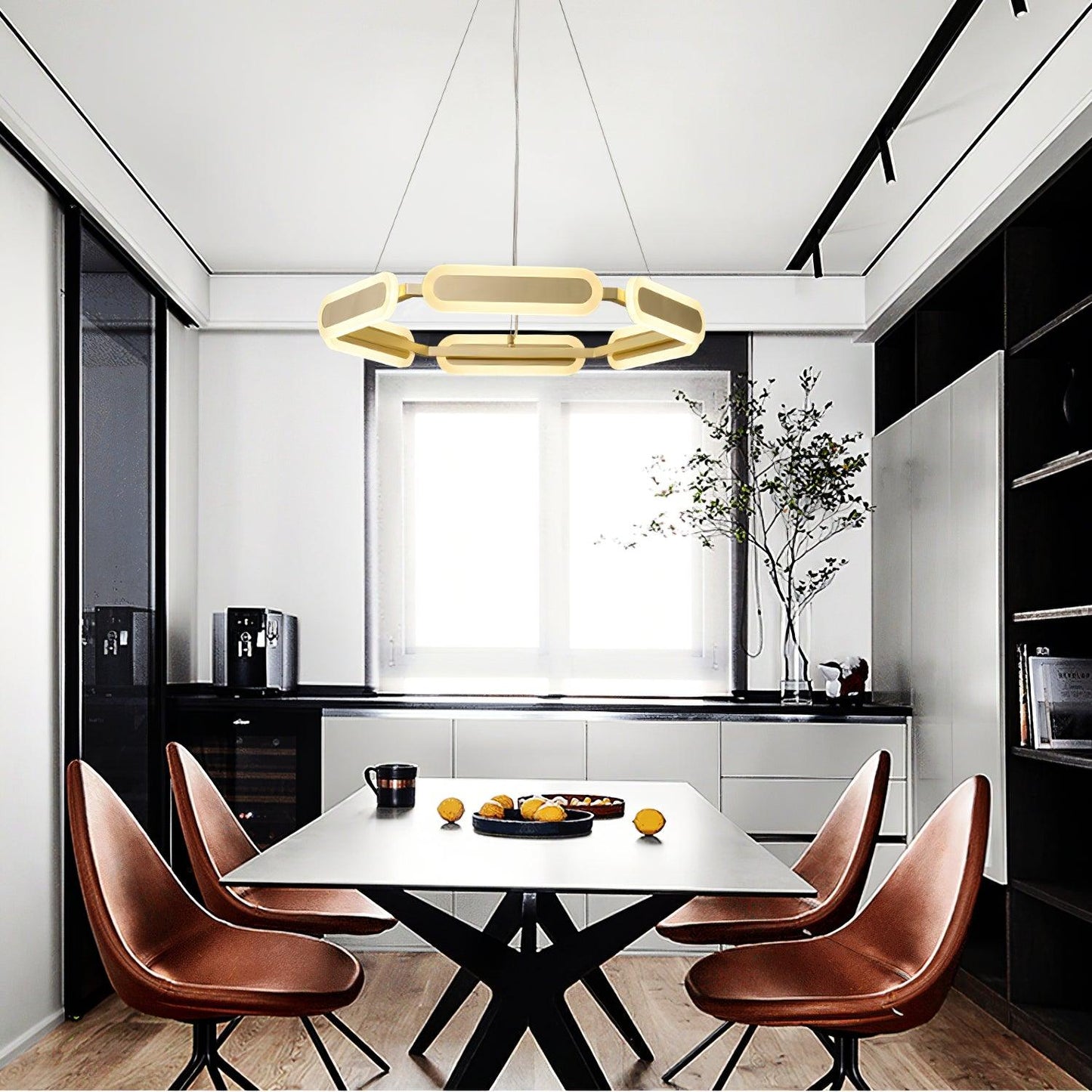 Swirl Crown Chandelier