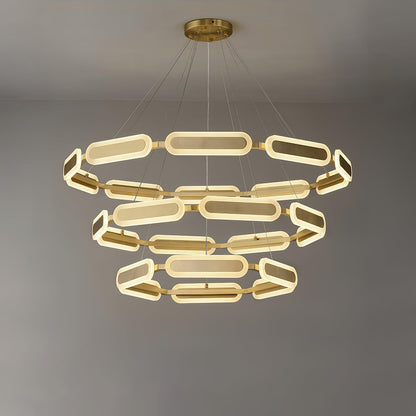 Swirl Crown Chandelier