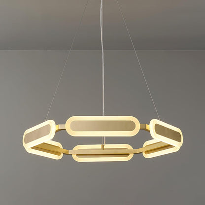 Swirl Crown Chandelier