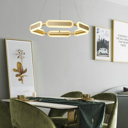Swirl Crown Chandelier