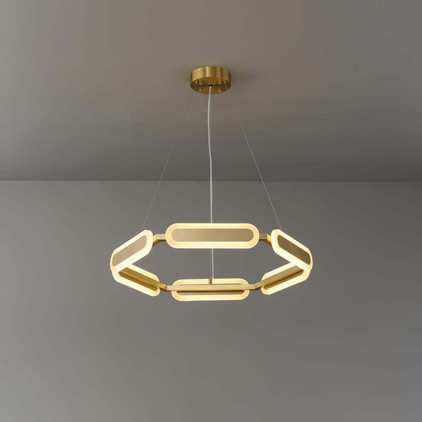 Swirl Crown Chandelier