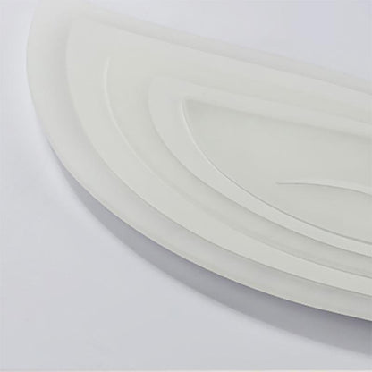 Leaf Shaped Modern Flush Mount Light with Remote Control