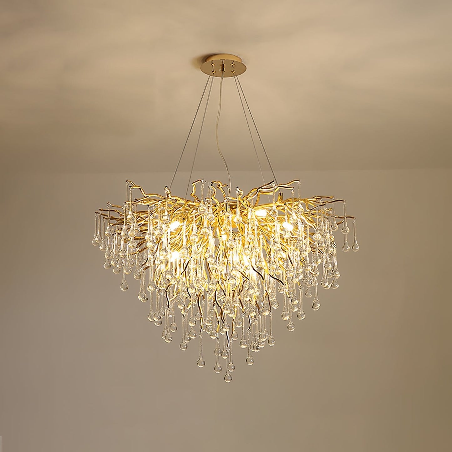 Teardrop Crystal Electrolier Chandelier