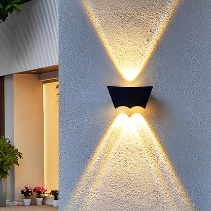 Creative Up and Down Lighting LED Waterproof Black Wall Washer Lights