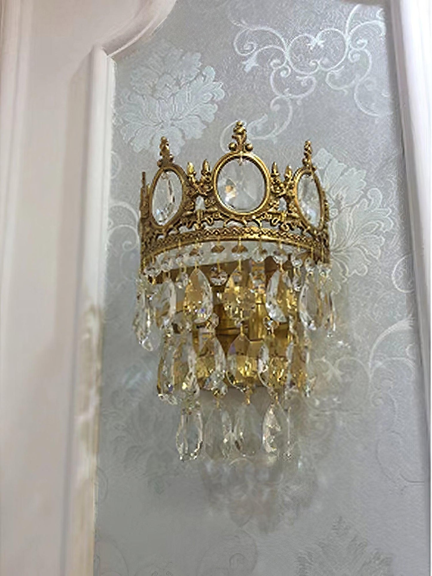 Vintage Crystal  Wall lamp