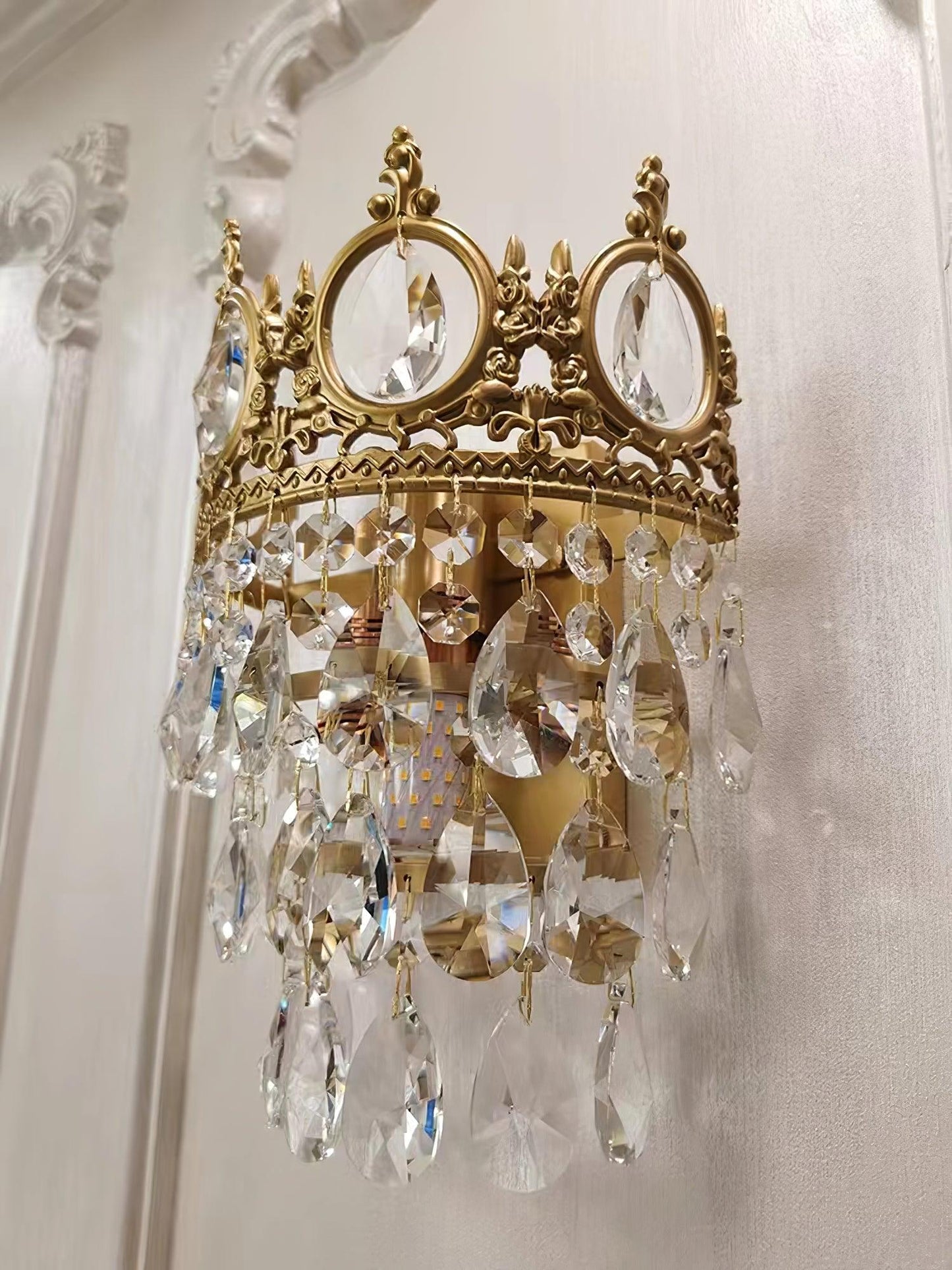 Vintage Crystal  Wall lamp