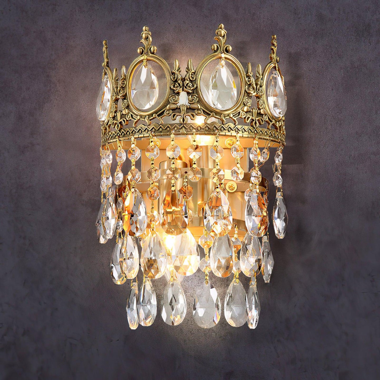Vintage Crystal  Wall lamp