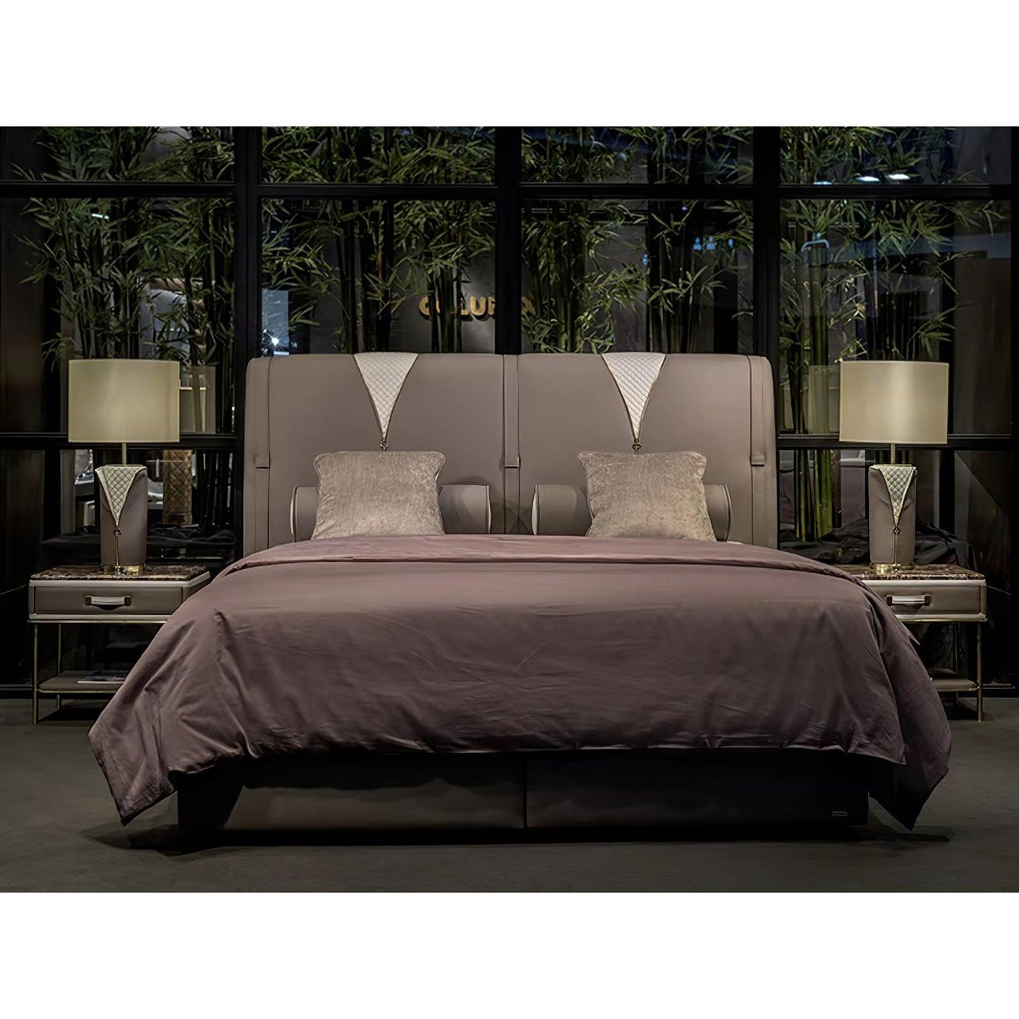 Vintage Leather Accent lamp Table Lamp