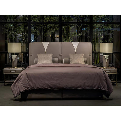 Vintage Leather Accent lamp Table Lamp