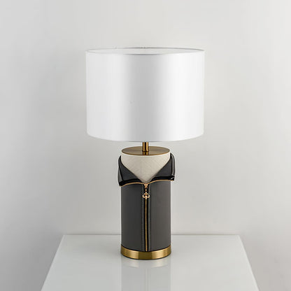 Vintage Leather Accent lamp Table Lamp