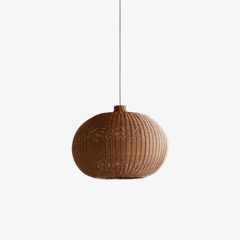 Vintage Rattan Droplight Pendant Lamp