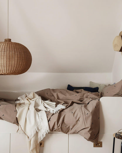 Vintage Rattan Droplight Pendant Lamp