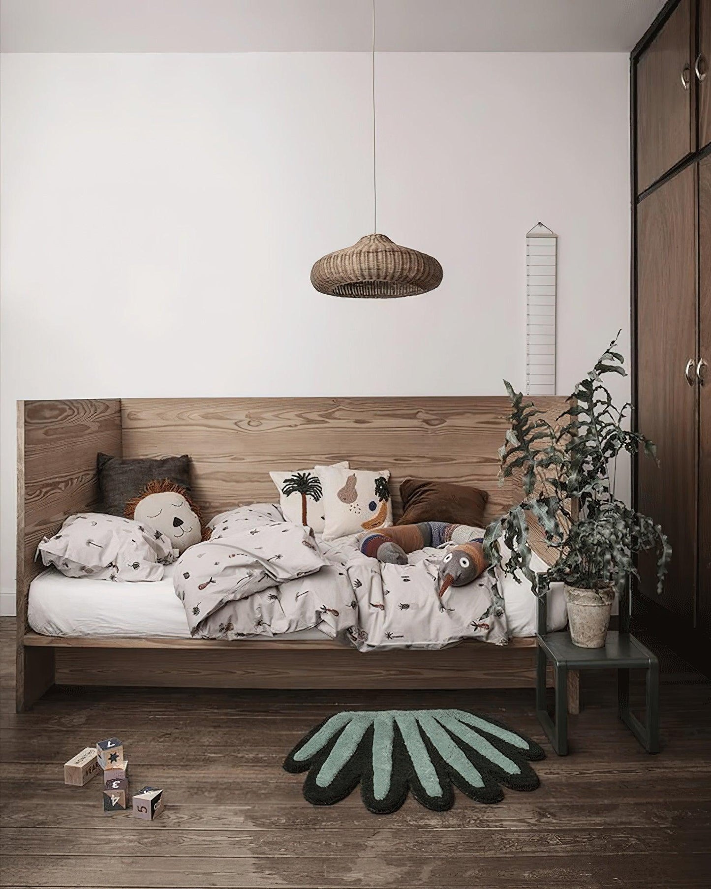 Vintage Rattan Droplight Pendant Lamp