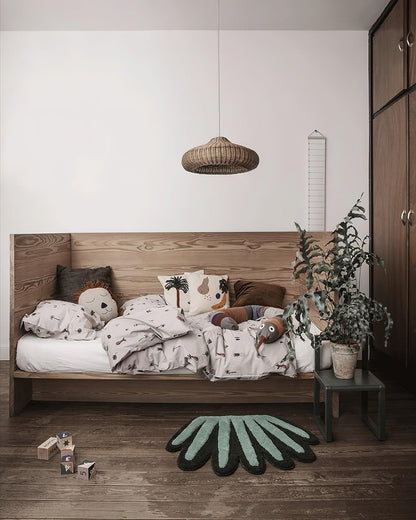 Vintage Rattan Droplight Pendant Lamp