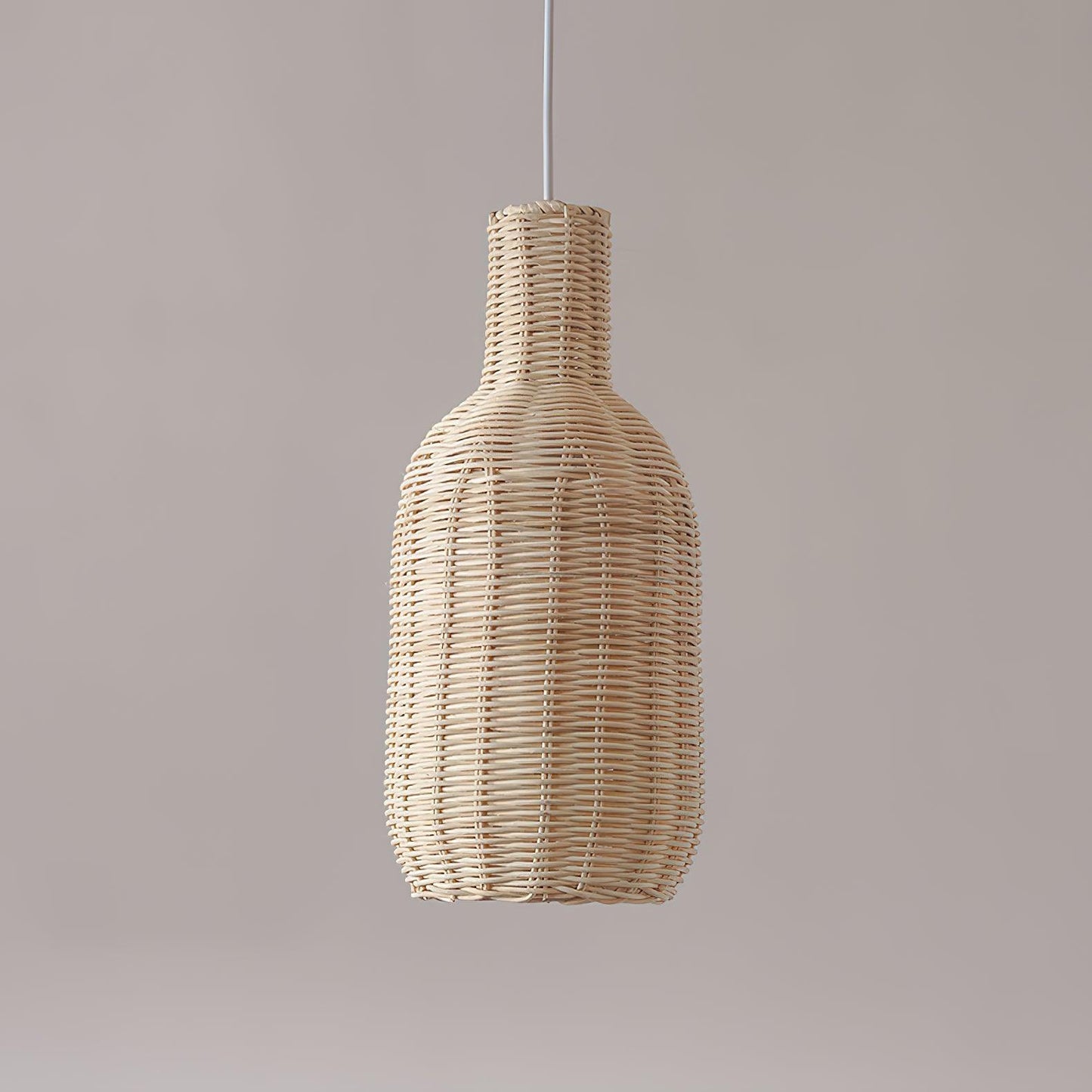 Vintage Rattan Droplight Pendant Lamp