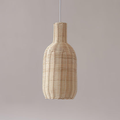 Vintage Rattan Droplight Pendant Lamp