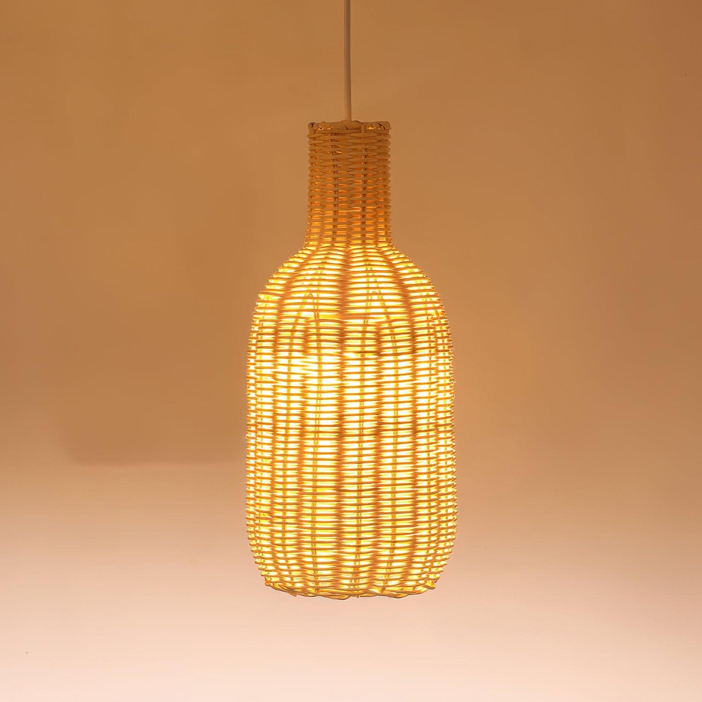 Vintage Rattan Droplight Pendant Lamp