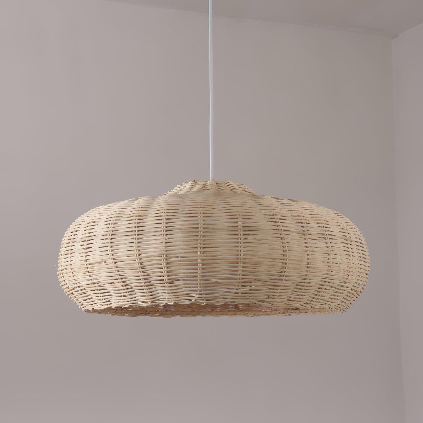 Vintage Rattan Droplight Pendant Lamp