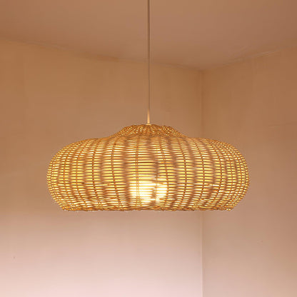 Vintage Rattan Droplight Pendant Lamp