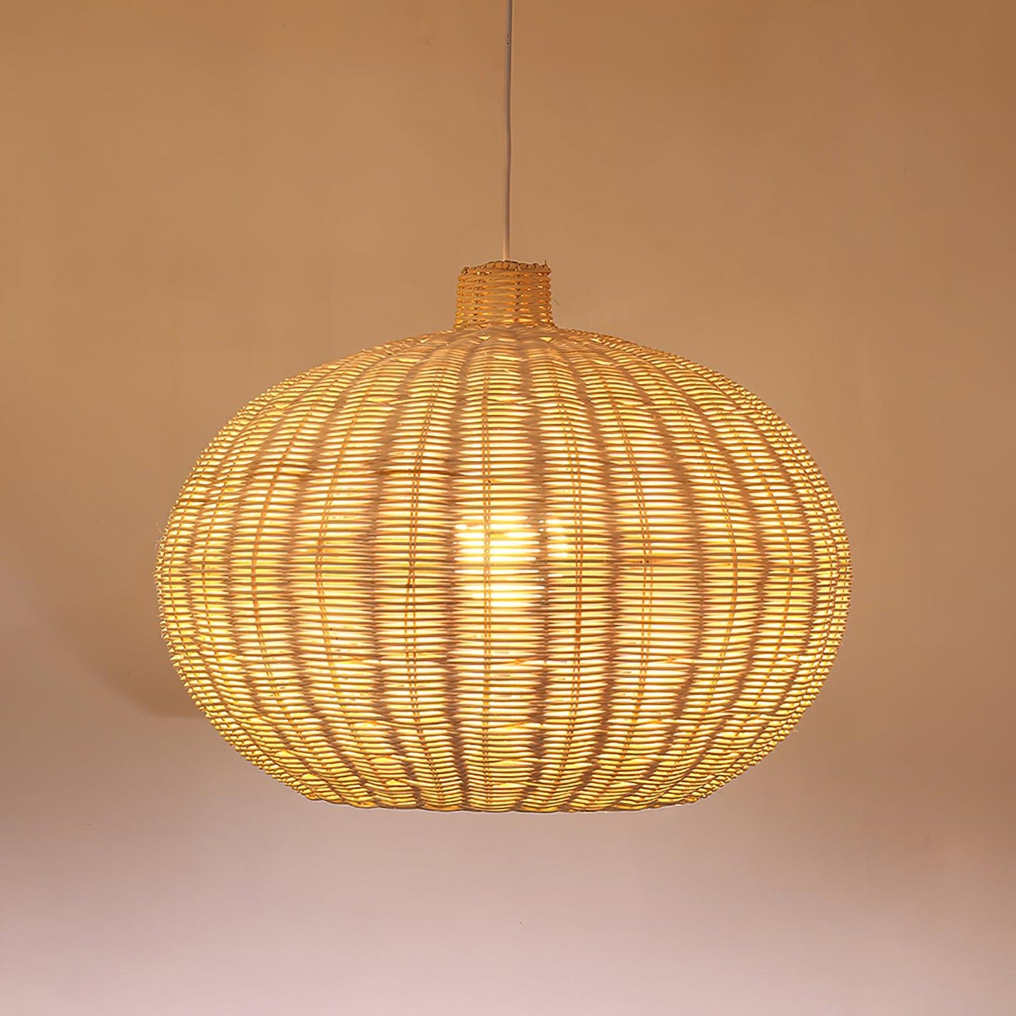 Vintage Rattan Droplight Pendant Lamp