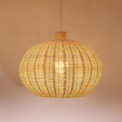 Vintage Rattan Droplight Pendant Lamp