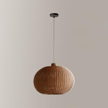 Vintage Rattan Droplight Pendant Lamp