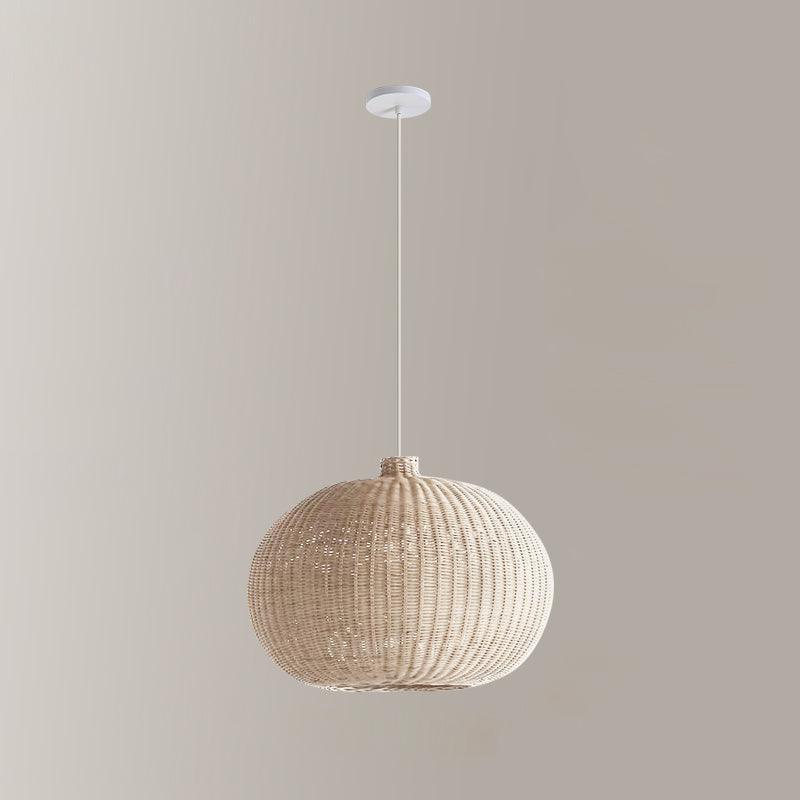 Vintage Rattan Droplight Pendant Lamp