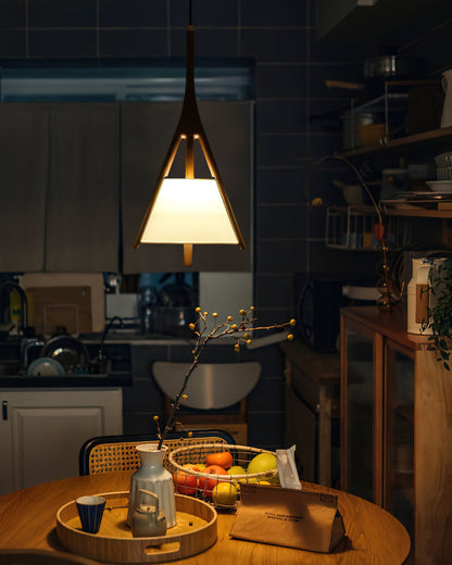 Nanzhi Wood Drop light Pendant Lamp