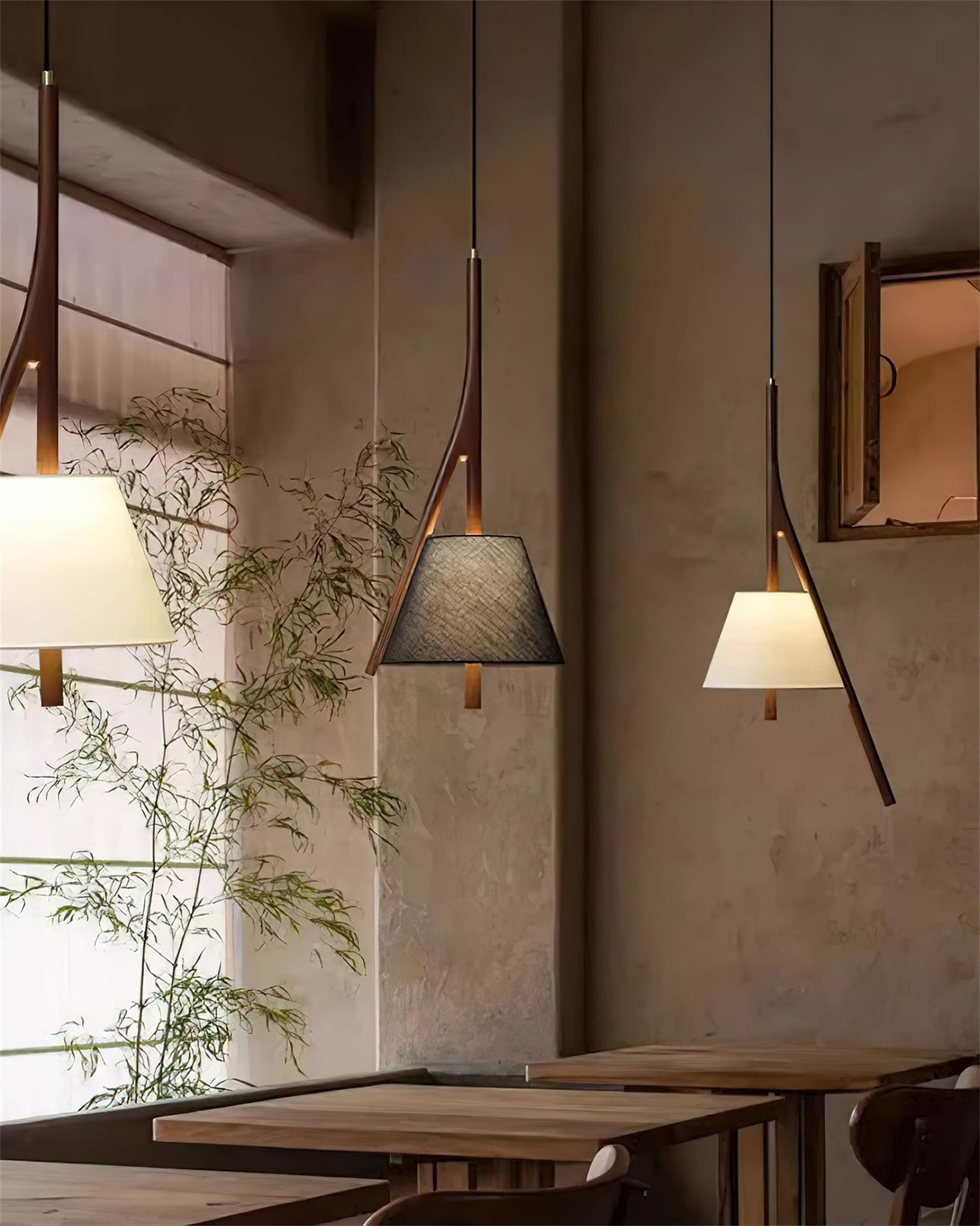 Nanzhi Wood Drop light Pendant Lamp