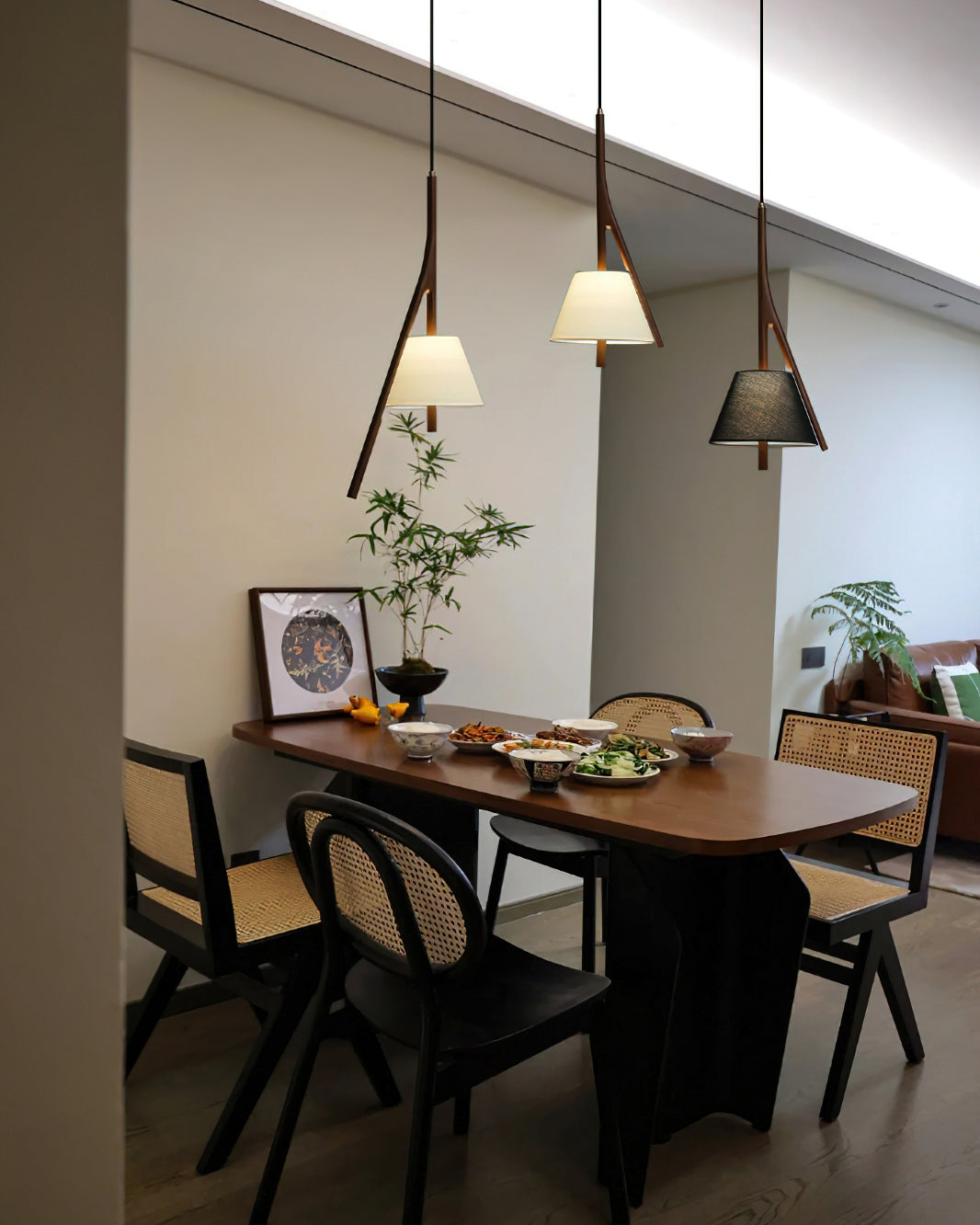 Nanzhi Wood Drop light Pendant Lamp