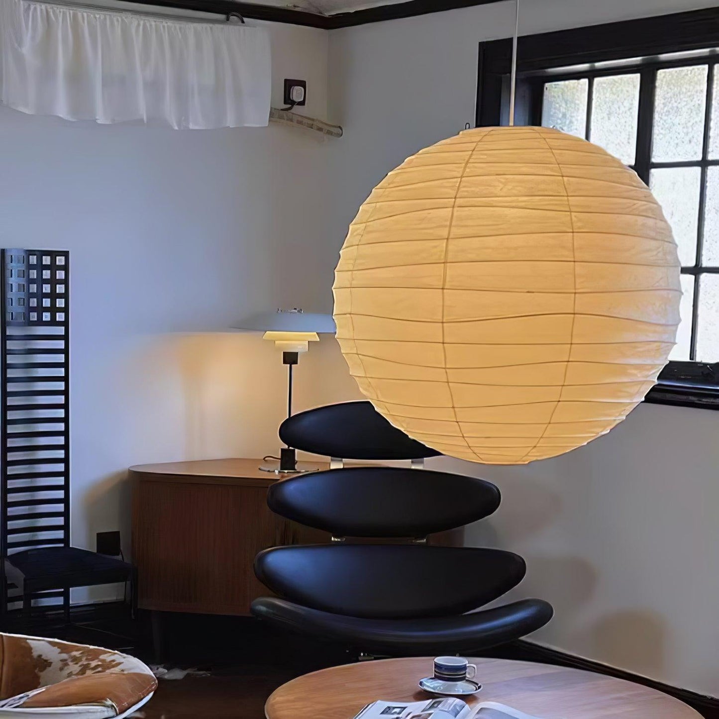 Washi Paper Hanging light Pendant Swag Lamp