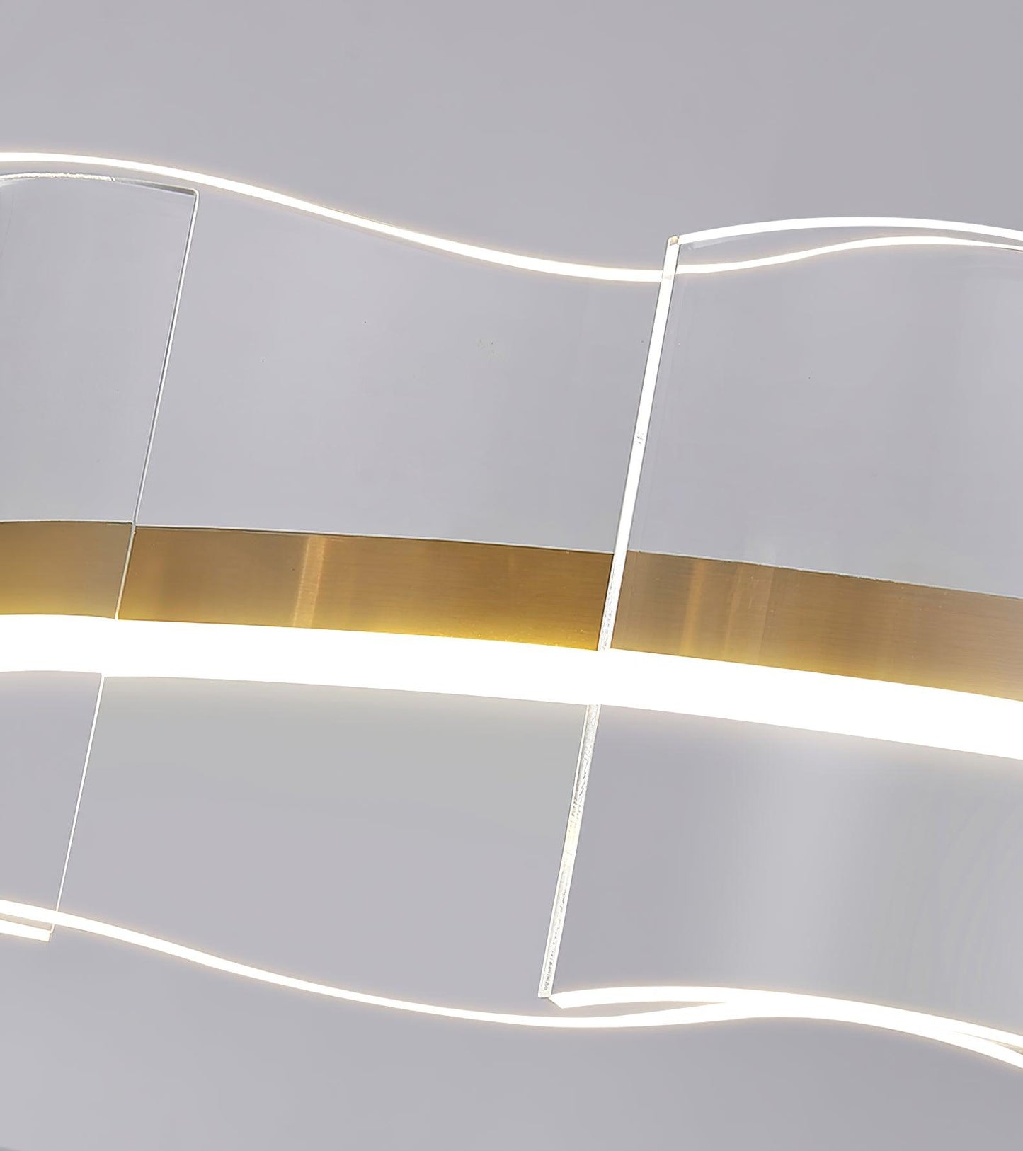 Water Wave Glass Candelabrum Chandelier