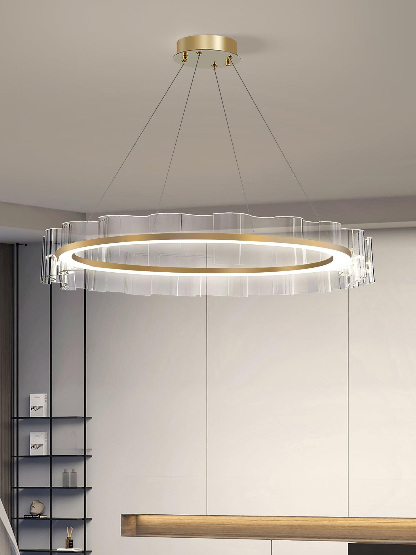 Water Wave Glass Candelabrum Chandelier