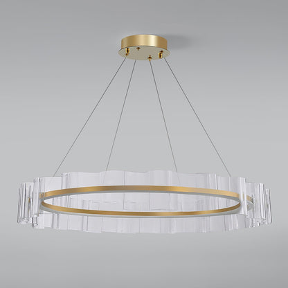 Water Wave Glass Candelabrum Chandelier