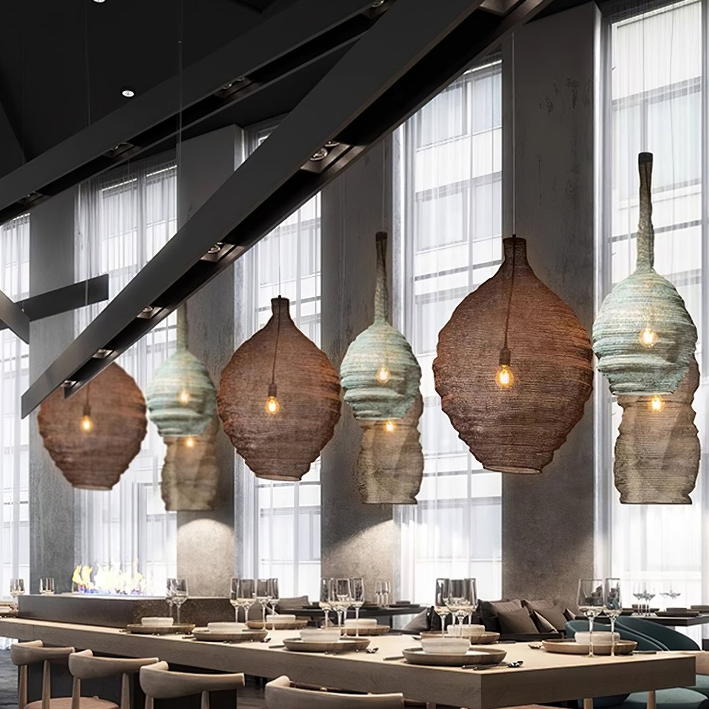 Weaver's Dream Droplight Pendant Lamps