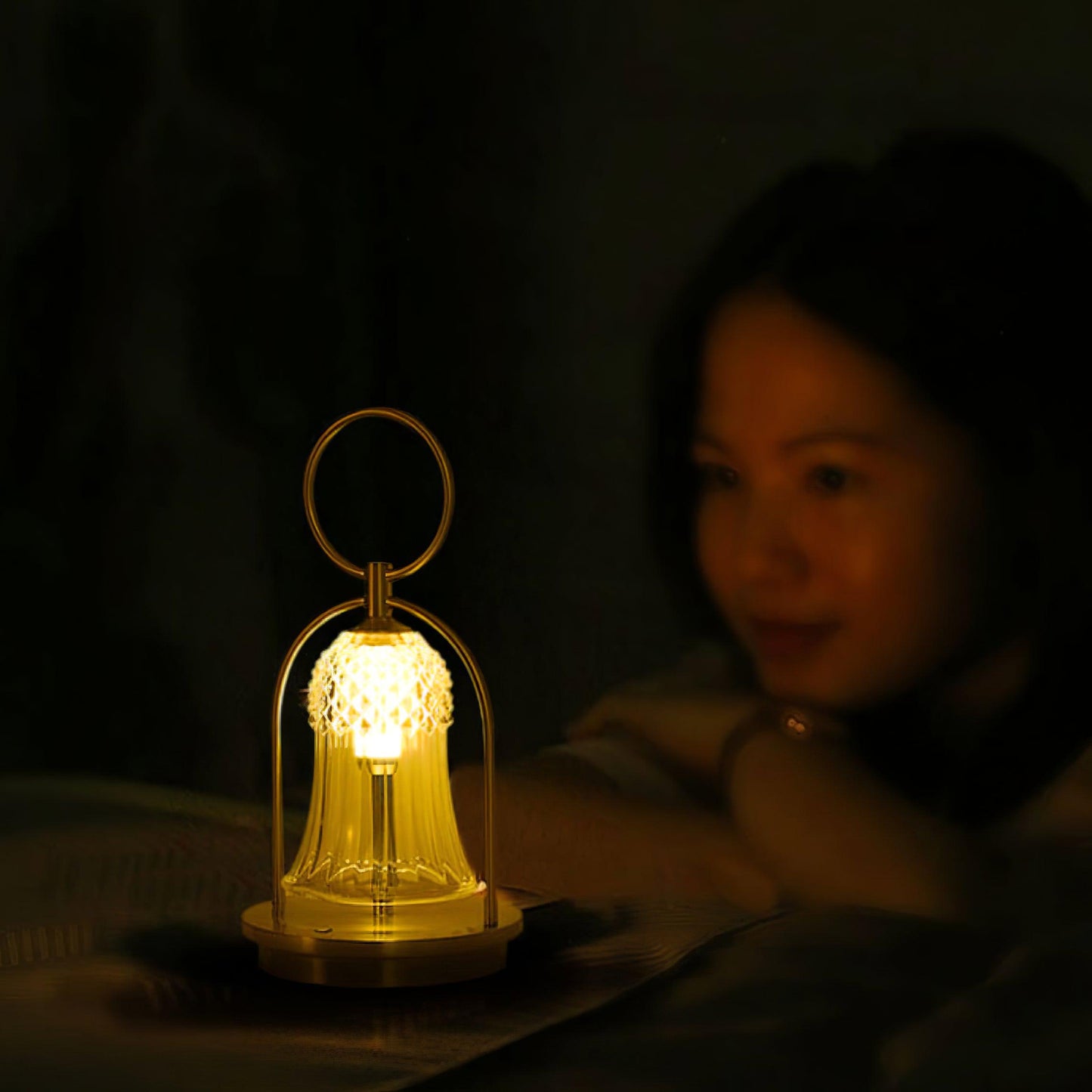 Wind Chime Portable Battery Reading light Table Lamp